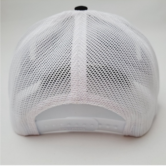 Trans Am Firebird Trucker Mesh Snapback Curved Bill Hat Cap Black Whi… - Picture 4 of 4